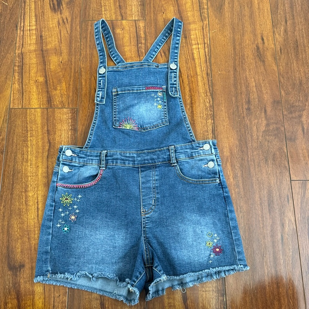 Denim Short Overall - Girl